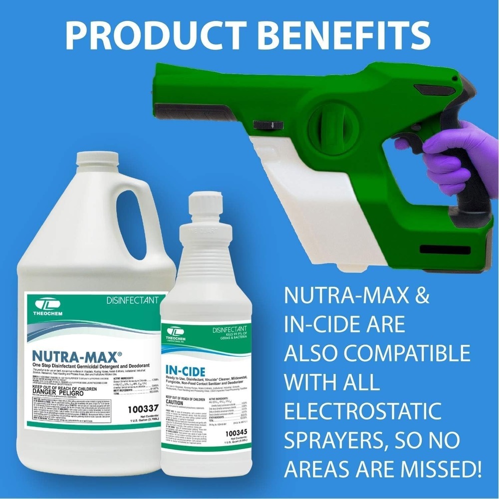 Nutra-Max Hospital Grade Disinfectant Theochem 1 Gallon Concentrate EPA List N G - Picture 3 of 8